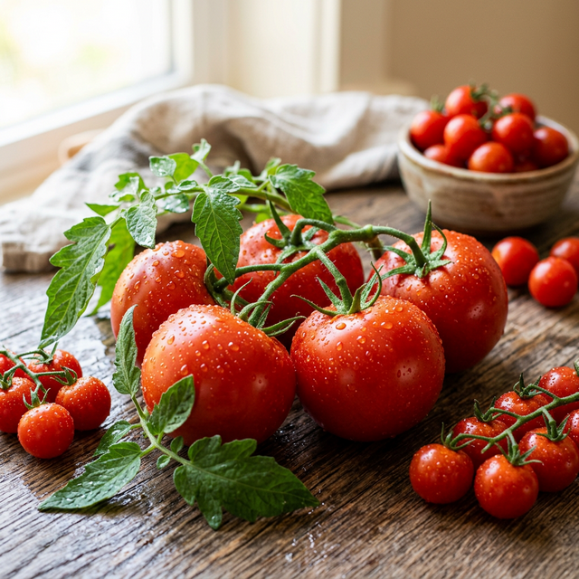 DOMATES, KALP DOSTU LİKOPEN KAYNAĞI