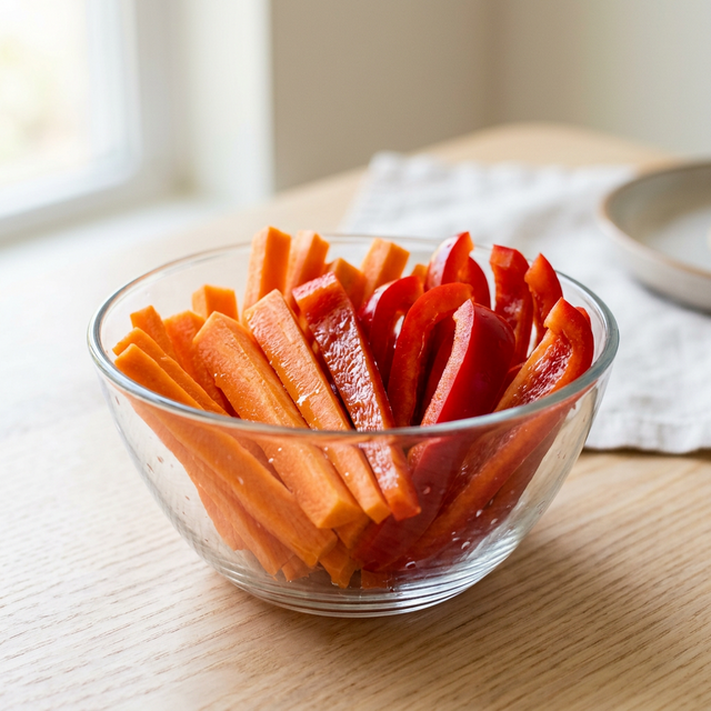 1. Havuç ve Kırmızı Biber (Beta-Karoten Gücü)